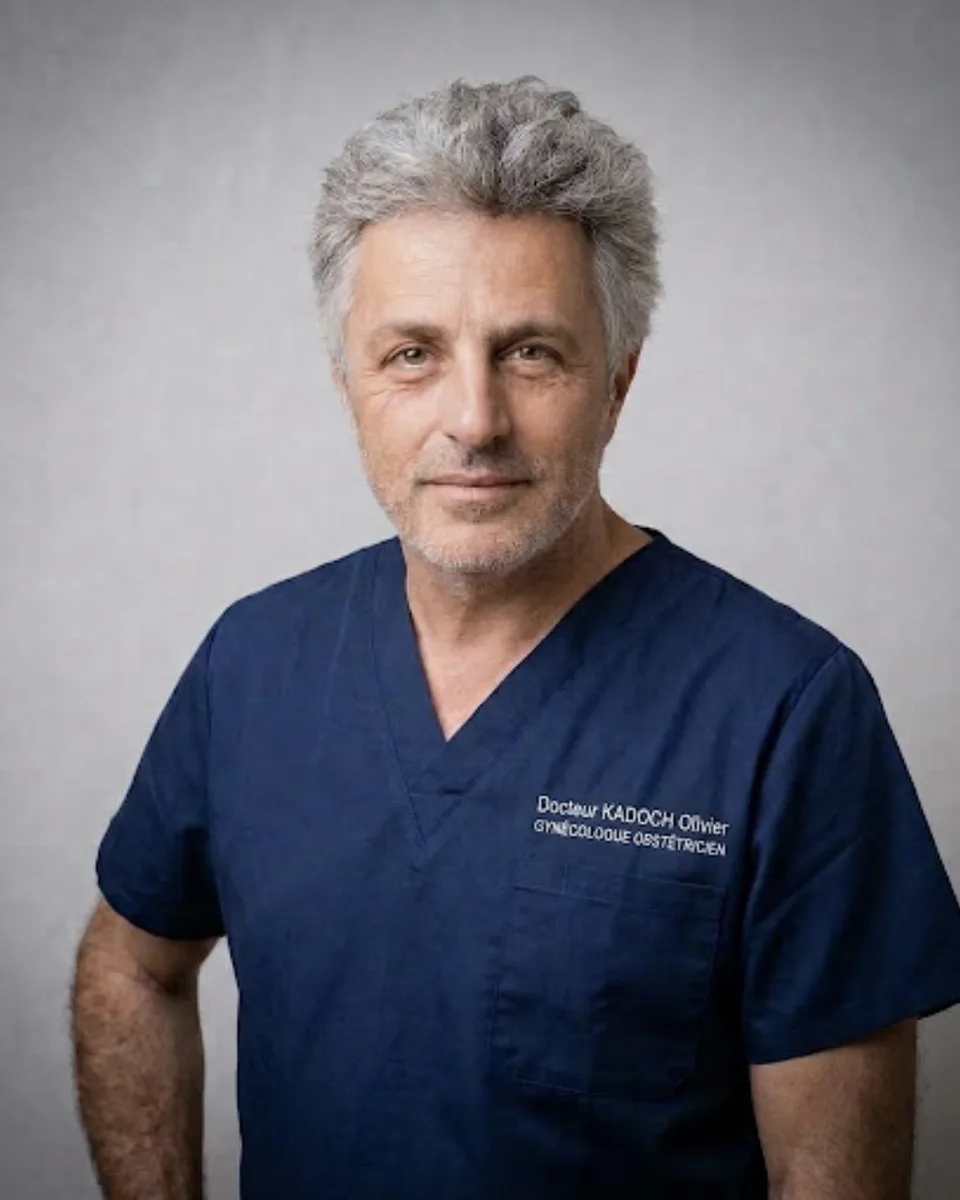 Portrait of Dr Olivier Kadoch, obstetrician-gynaecologist and gynaecological surgeon in Paris